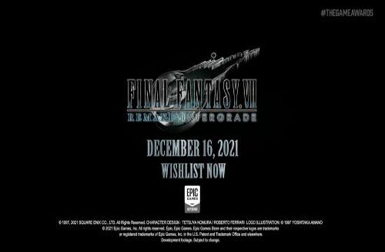 《最终幻想7:重制版》将于12月16日登陆PC：Epic商城独占