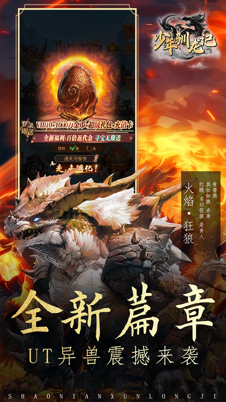少年驯龙记高倍返代金内置0.05折截图2